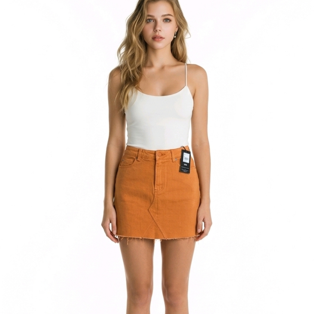 NWT RVCA Siena Jean Skirt